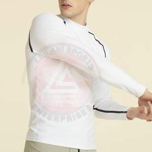 Camiseta de Protección Solar para Hombre de Alta Calidad, Transpirable y Ecológica, con Logotipo Personalizado, Material de Spandex/Poliéster, Manga Larga, Tallas Personalizadas - Product Image 2