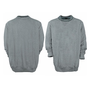 OEM High Quality Men's Oversized 100% Cotton Fleece Sweatshirt Dropped Shoulder Crewneck Custom Logo Anti-Pilling Quick Hoodie - Product Image 2