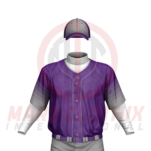 Uniforme Deportivo de Béisbol de Manga Corta para Entrenamiento, Servicio OEM, Impresión de Logotipo Personalizado, Uniforme de Béisbol al por Mayor - Product Image 4