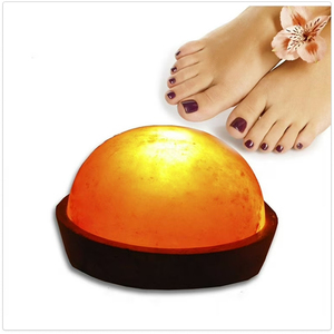 Natural Himalayan Salt Dome Foot and <b>Hand</b> <b>Massager</b> Lamp Detox Therapy Crystal Rock Salt Heat Therapy for Muscle Relaxation - Product Image 3