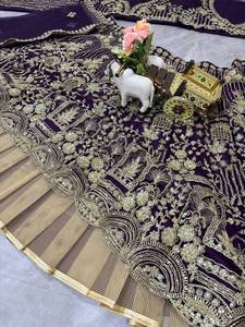Colección Exclusiva de Lehenga Choli para Fiestas y Bodas, Estilo Bollywood Navratri, Vestido Indio de Seda para Mujer, Corte Ajustado, Venta al Por Mayor - Product Image 3