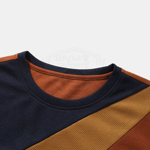 Camiseta de hombre 100% algodón, estampada, de corte holgado, manga corta, precio bajo, transpirable y ligera. - Product Image 3