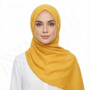ผ้าคลุมศีรษะคุณภาพสูง ผ้าฮิญาบยืดหยุ่น ผ้าฝ้ายเรียบ ผ้าพันคอแฟชั่นสำหรับผู้หญิง ผ้าฮิญาบมัสลินเนื้อผ้าฝ้ายผสมใยไผ่ ผู้จำหน่ายผ้าฮิญาบเนื้อนุ่ม - Product Image 6