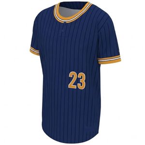 Camiseta de Béisbol de Manga Corta con Botones, Uniforme de Equipo Personalizado, Ropa Deportiva, Camiseta de Béisbol Informal con Botones en la Parte Delantera, 100% Poliéster - Product Image 1