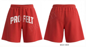 Shorts de survêtement amples et décontractés en coton 100% de haute qualité, style vintage, séchage rapide, respirants, avec logo imprimé DTG - Product Image 5