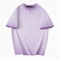 T-shirt uni pour homme, coupe ample, 100% coton, col rond, style vintage streetwear, décontracté, respirant, vêtement tendance, haut de gamme pour le marché américain, 230g