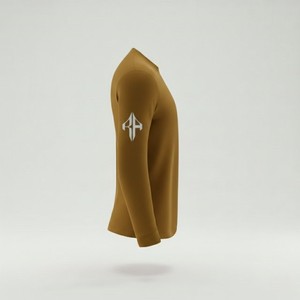 Camiseta de Manga Larga para Hombre, 100% Algodón, Calidad Premium 2026, Cuello Redondo, Estilo Casual Oversize Personalizado Bajo Demanda, RIVIAN ATLANTIC - Product Image 4