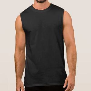 Débardeurs de sport sans manches pour hommes 100% coton pour la vente en gros - Product Image 3