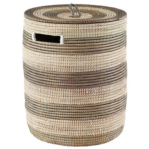 Panier de rangement en jonc de mer, style bohème, durable, prix de gros, directement du fabricant, pour la décoration et l'organisation de la maison - Product Image 1