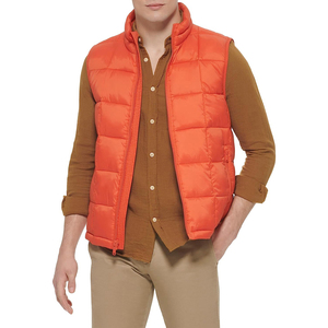 Chaleco Acolchado para Hombre, para Exteriores, Aislante, para Clima Frío, OEM, ODM, Venta al Por Mayor, Directo de Fábrica, Chaleco de Plumón con Contraste de Color - Product Image 2