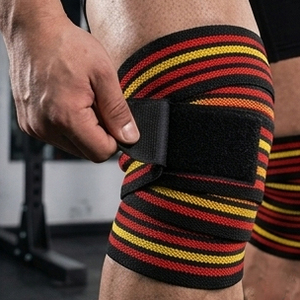 Rodilleras de compresión para gimnasio, soporte para rodilla, vendajes para fitness, levantamiento de pesas, prensa de piernas, sentadillas - Product Image 5