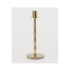 Support de bougie en laiton de luxe, porte-bougie conique en métal doré pour centres de table de mariage et décoration nordique. - Product Image 3