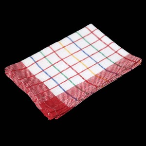 100% Toalla de cocina tejida de algodón Diseño a cuadros Suave de secado rápido al mejor precio en India - Product Image 2