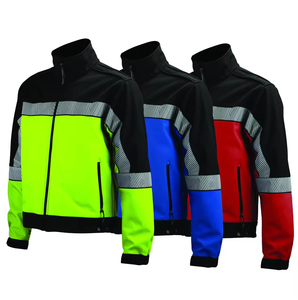 Chaqueta de Alta Visibilidad, Impermeable, Reflectante, con Capucha, ANSI Clase 2, para Construcción, Trabajo y Seguridad Invernal - Product Image 4