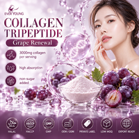 Complément Alimentaire Beauté : Comprimés à Croquer de Collagène avec Vitamine C et Extraits Végétaux (Pépins de Raisin et Melon) pour la Santé de la Peau