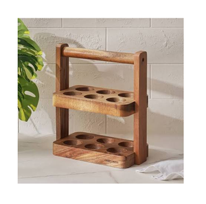 Walnut Wood High Quality Wooden <b>Egg</b> Rack Stand for storing fresh <b>Eggs</b> in Modern and Creative Design - Product Image 4