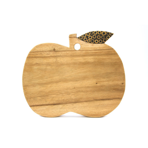 Tabla de Madera de Suar de Grado Alimenticio con Incrustaciones de Bambú Negro, Bandeja Grande Natural sin Barnizar, Hecha a Mano en Bali, Regalo Artesanal de Madera - Product Image 1