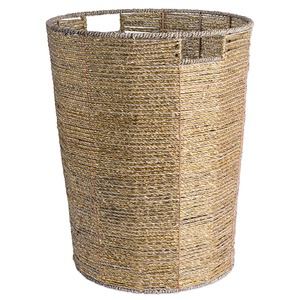 <b>Basket</b> seagrass with shimmering gold tinsel threads Handmade <b>Storage</b> <b>Basket</b> Wholesale eco-friendly Made in Vietnam - Product Image 1