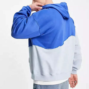 Sudadera con capucha unisex OEM de algodón mezclado, estilo vintage, corte holgado, con cremallera, 430 g/m², forro polar cepillado, lavado ácido, estampado, oversize - Product Image 6