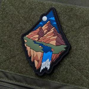 Custom 3D Embossed Rubber PVC <b>Sew</b>-<b>On</b> <b>Patches</b> with Nonwoven Felt Fabric for Clothing - Product Image 4