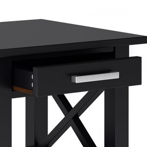 Kitchener <b>Black</b> <b>End</b> <b>Table</b> Stylish Nightstand for Home Decor - Product Image 3