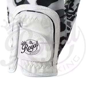 Guantes de Golf Royal Boxing con Logotipo Personalizado, Correa de Muñeca Ajustable, para Mano Derecha, Completamente de Cuero Cabretta, Deportivos GL0031 - Product Image 3