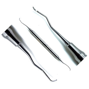 JACKBILLY Curettes Gracey 11/12, Instruments dentaires parodontaux manuels, manche creux, orthodontiques, double extrémité, usage hospitalier MOL - Product Image 1