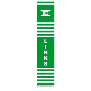 Links Kente <b>Banner</b> <b>Graduation</b> Stole Green Custom Greek <b>Graduation</b> Sash Embroidered Honor Stole Academic Apparel Gift - Product Image 4