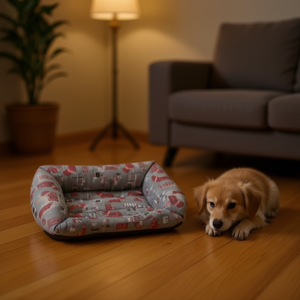 Cuccia per Cani Yommy 65x88cm in Tessuto di Cotone Stampato - Product Image 3