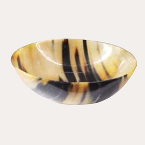 Cuenco de cuerno Natural con diseño de carabina, plato de servicio ecológico desechable artesanal artístico único, sin BPA, ligero y duradero - Product Image 4