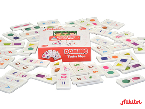 Mibitoi Dominós de Matemáticas con Números de Plástico PP, Bloques de Construcción Educativos para la Primera Infancia, Juguetes para Niños de 8 a 13 Años, Unisex - Product Image 4