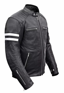 Veste en cuir pour homme, coupe ajustée élégante, respirante, très demandée, vestes en cuir de haute qualité pour la mode hivernale - Product Image 6