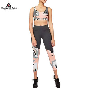Ropa Deportiva para Mujer con Estampado Sublimado Personalizado, Ropa de Yoga, Diseño Nuevo, Conjunto Deportivo para Gimnasio - Product Image 1