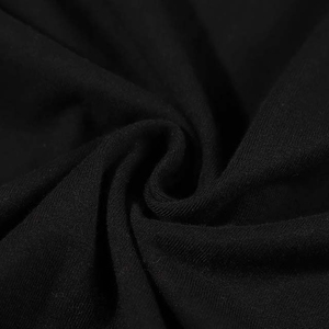 T-shirts noirs personnalisés pour hommes, manches courtes, col rond, 100 % coton peigné, logo frontal, style formel, coupe ample, anti-boulochage, été - Product Image 6
