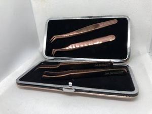 Organisateur de pinces à épiler pour extensions de cils en acier inoxydable durable VI-5138 avec pointe lisse pour cils et rangement de trousses à crayons - Product Image 3