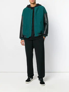 OEM <b>Men's</b> Manufacturer Heavyweight Fabric Custom Oversized Bomber Satin <b>Baseball</b> Varsity <b>Jackets</b> Wholesale Custom - Product Image 5