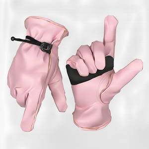 Gants de travail en cuir personnalisés avec logo, à bas prix, pour la sécurité des mains des hommes. - Product Image 1