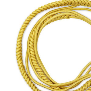 2026 Custom Made Ceremonial Gold Uniform Ceremonial Aiguillette Customized Color Ceremonial Shoulder Cord Aiguillette Uniform - Product Image 6