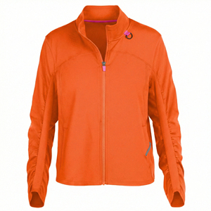 Custom Ruched Sleeve <b>Scrub</b> Jacket Wholesale Performance Medical Uniform Stretch Hospital Wear Professional <b>Tops</b> <b>Scrub</b> Jackets - Product Image 5