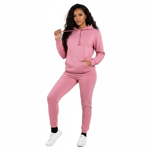 Conjunto Deportivo de Alta Calidad para Mujer, Cuello Redondo, Pantalones Ajustados y Sudadera Holgada, Traje de Entrenamiento de Dos Piezas - Product Image 6