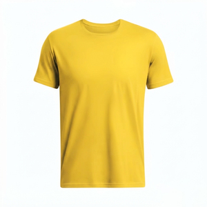 เสื้อยืดแขนสั้นผู้ชายสไตล์ลำลองสำหรับฤดูร้อน น้ำหนัก 180 กรัม แห้งเร็ว  รับสกรีนโลโก้ ดีไซน์เรียบง่าย ทรงหลวม สีพื้น - Product Image 4