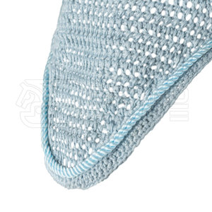 Top Trending Custom Horse Riding Ear Bonnets With Piping Crochet <b>Fly</b> Veil Ear <b>Net</b> Crochet Bonnet With Neoprene Ear Covers - Product Image 6