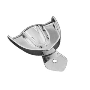 Premium Quality Dental Impression Tray with Edge U2 Perforated Upper Size L Stainless Steel Reusable Autoclavable Orthodontic - Product Image 1
