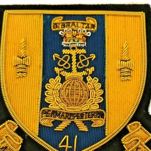 Gorra Bordada a Mano de Calidad Premium, Precio al por Mayor 45, Insignia de Blazer Bordada a Mano de los Marines Reales de Cammell - Product Image 6