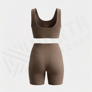Ropa Deportiva para Mujer, Conjunto de Yoga, Ropa Deportiva sin Costuras de Alta Resistencia Hecha a Medida, Ropa Deportiva para Gimnasio, Ropa para Hacer Ejercicio - Product Image 2