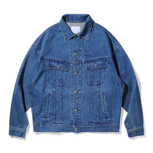Veste en jean déchirée élégante pour homme, look usé, doublure épaisse, vêtement d'extérieur d'hiver, coupe slim, manteau en jean bleu tendance, décontracté - Product Image 5