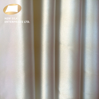 Tissu textile léger en polyester 105 g/m² 50D élasthanne extensible uni teint satiné pour ameublement et accessoires de mariage