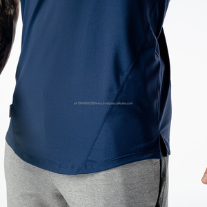 Débardeur de sport slim de haute qualité pour homme avec capuche, en coton respirant, style décontracté musclé, impression personnalisée - Product Image 4