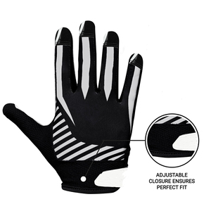 Gants de receveur professionnels respirants de qualité supérieure pour améliorer les performances, vente en gros, bon prix, couleur unie - Product Image 6