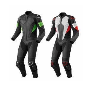 Traje de cuero de vaca para hombre y mujer, traje transpirable de carreras para montar en moto, 1 pieza, último diseño, hecho a medida, Verano - Product Image 5